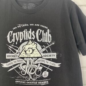 Tee Villain tshirt Cryptids Club ringspun cotton medium unisex